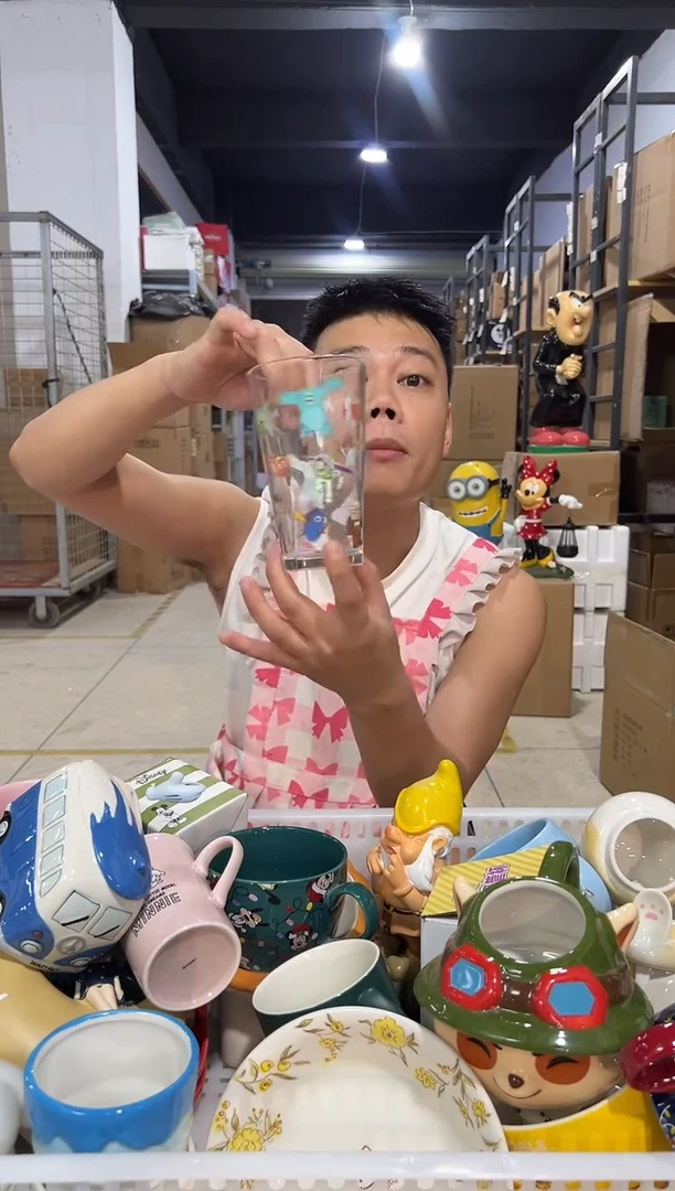 瓷片皮克斯合集玻璃杯