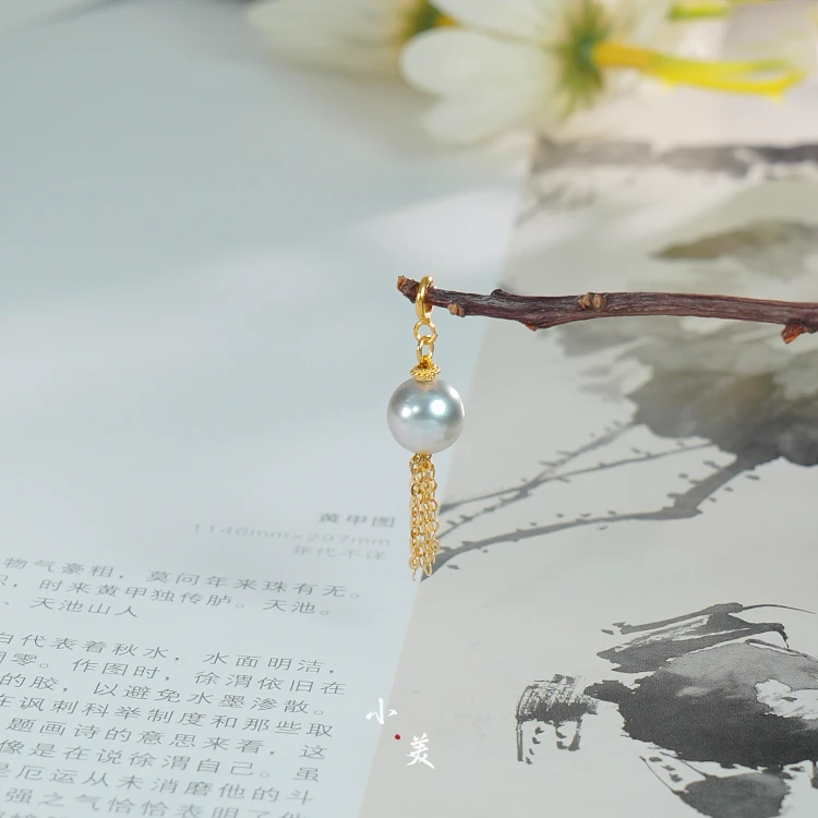 18K金真多麻珍珠流苏吊坠（多样性发）G80463