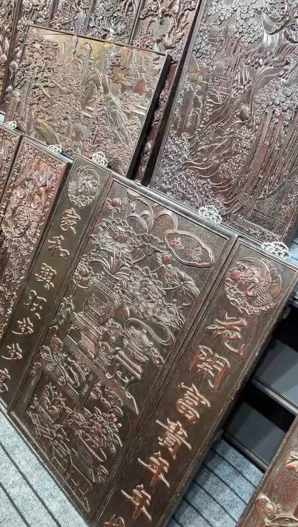 木紫檀雕刻一物一拍