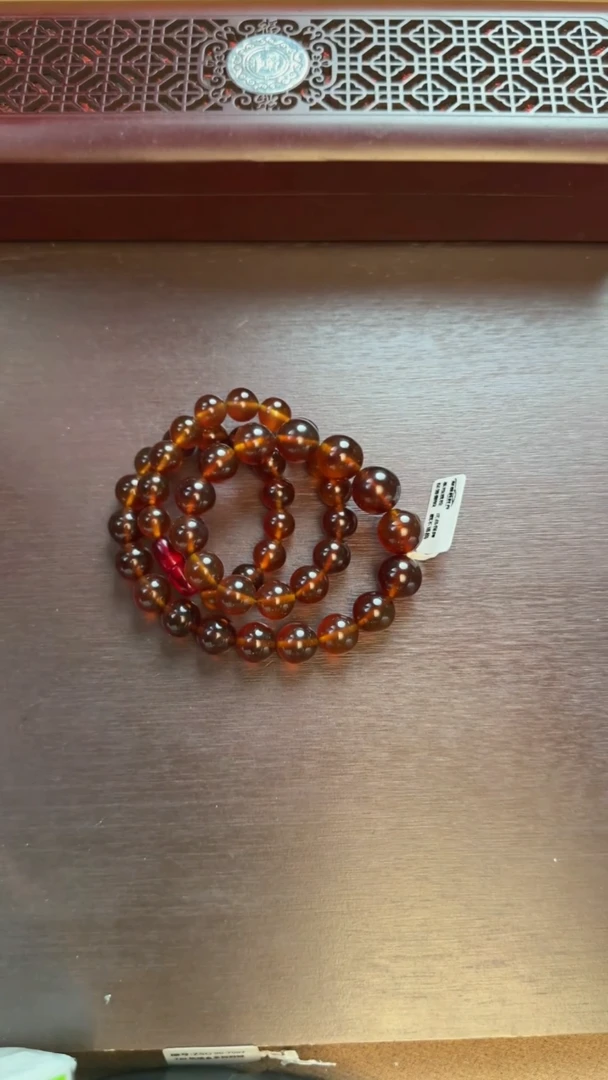 未镶嵌颈饰琥珀紫罗兰塔链9-14mm