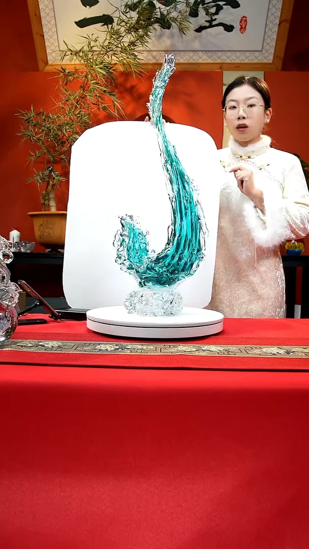 手工艺品琉璃兰*琉璃风生水起