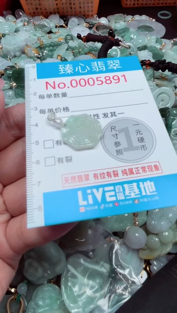 颈饰未镶嵌翡翠5891