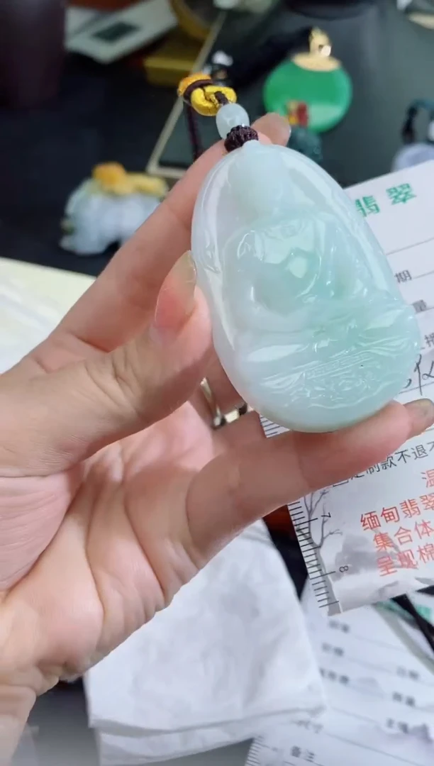 颈饰未镶嵌翡翠缅甸天然翡翠