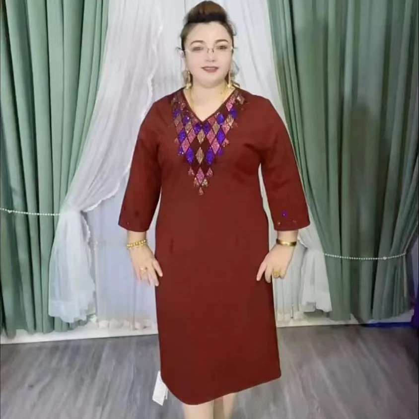 高贵妈妈装遮肚子喜婆婆婚宴装婚礼妈妈婚宴礼服显瘦秋冬款气质