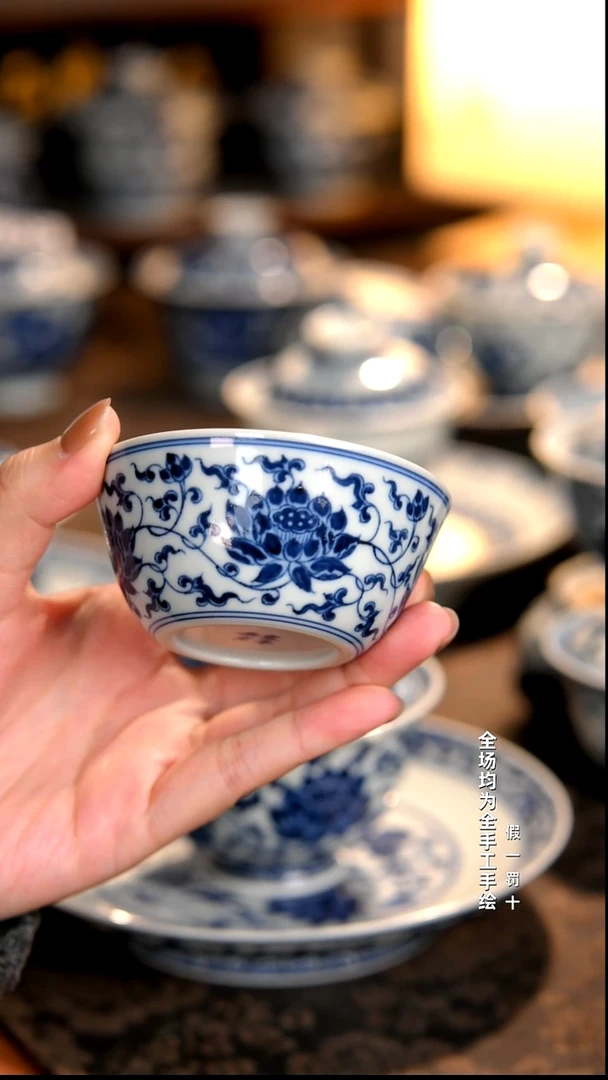 景德镇全手绘茶器福利