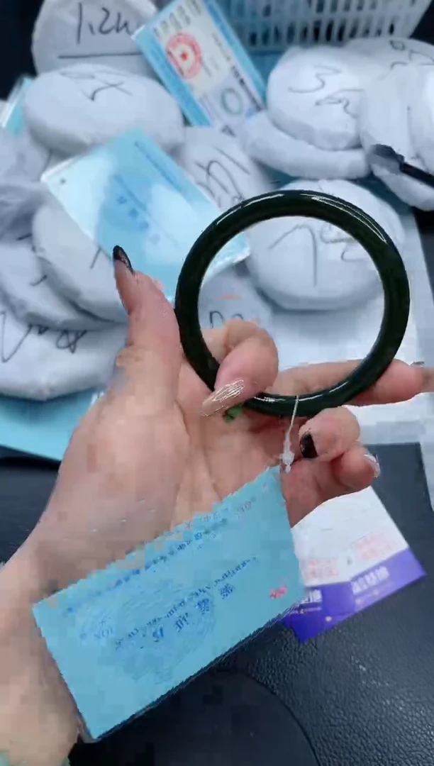 【闪购商品】和田玉（墨玉）手镯未镶嵌13S345-57