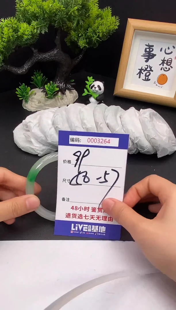 未镶嵌手镯翡翠0003264