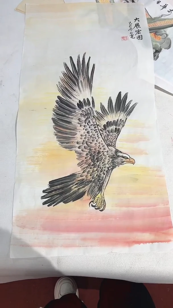 国画朱路军/国画/花鸟