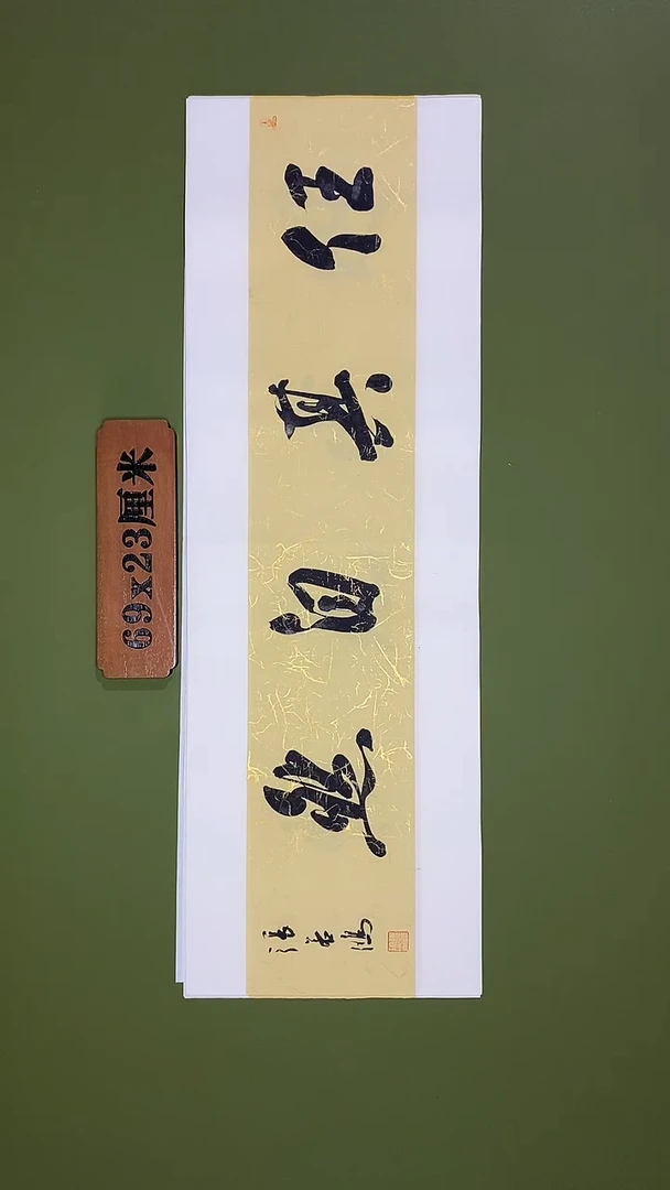 书法书法 张若鸿 尺寸69cm*23cm