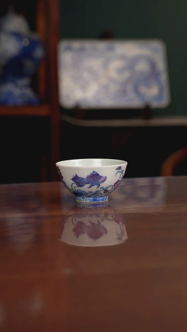 空山明月 新斗彩 金玉满堂