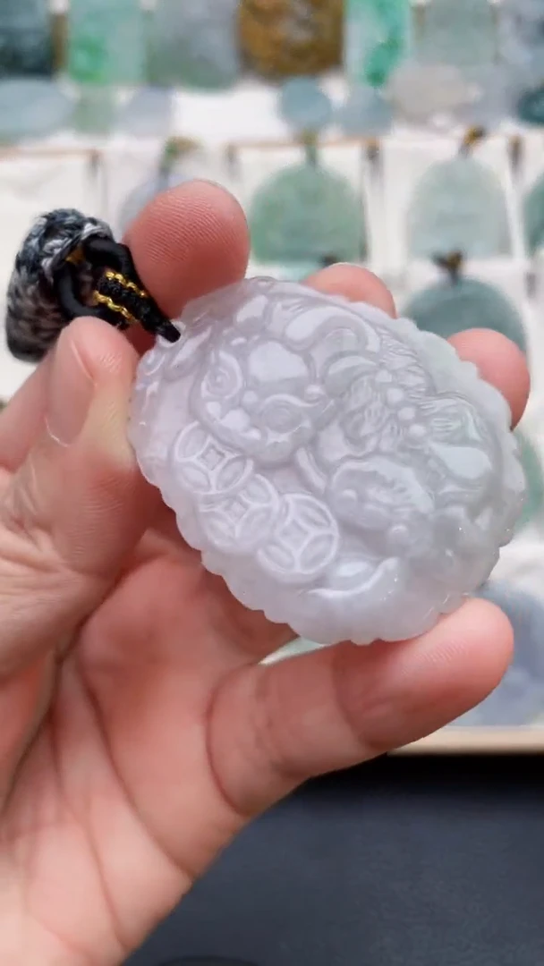 颈饰未镶嵌翡翠天然缅甸翡翠A货104