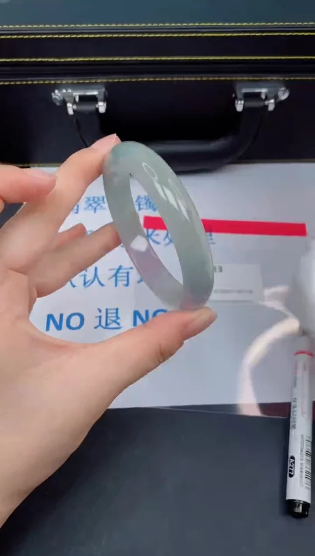 未镶嵌手镯翡翠默认有瑕--83