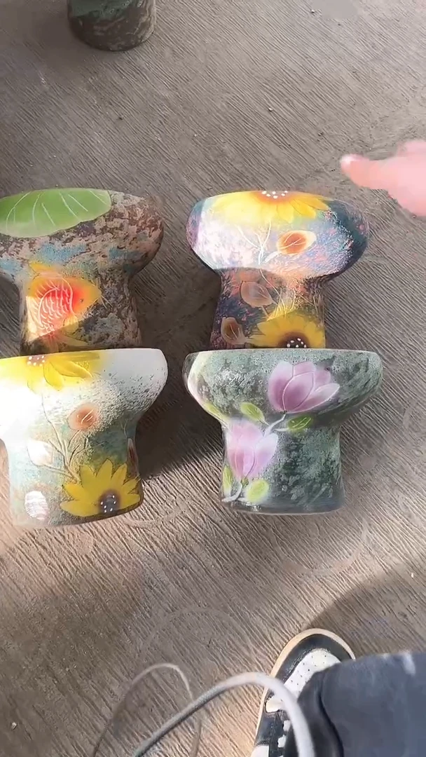 【闪购商品】摆件21-305口17高14  四个