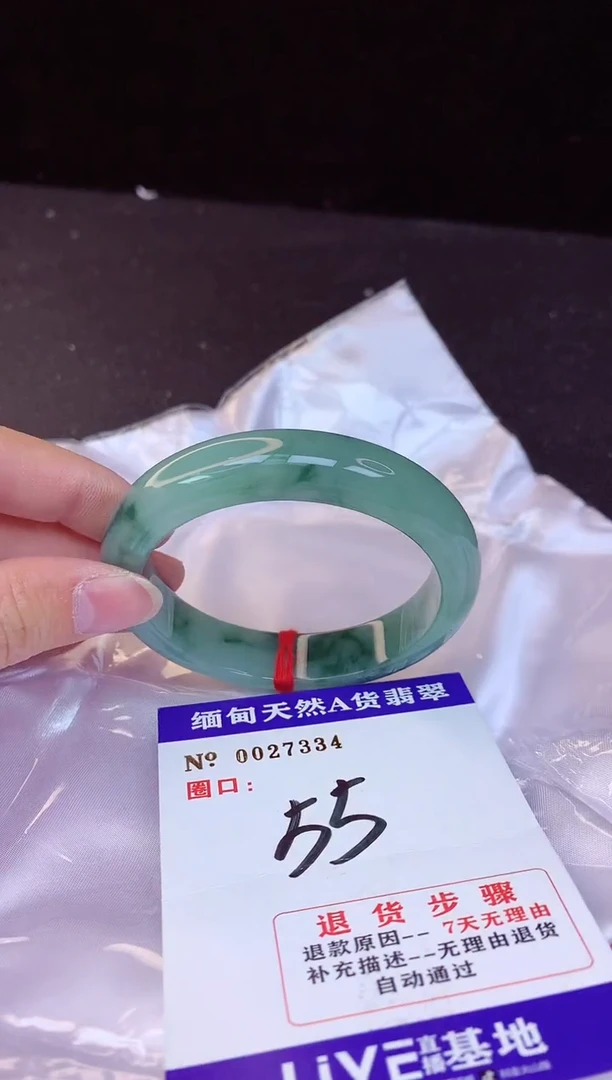 【闪购商品】翡翠手镯未镶嵌55+