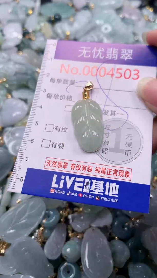 吊坠(不含链)未镶嵌翡翠4503