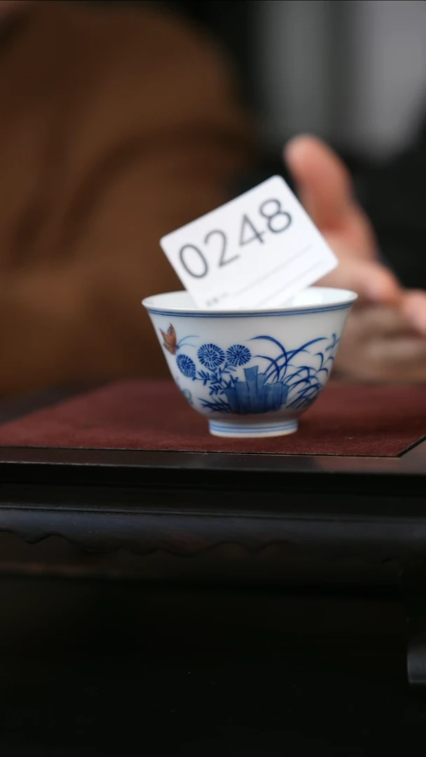 【闪购商品】杯子青花斗彩三秋杯248