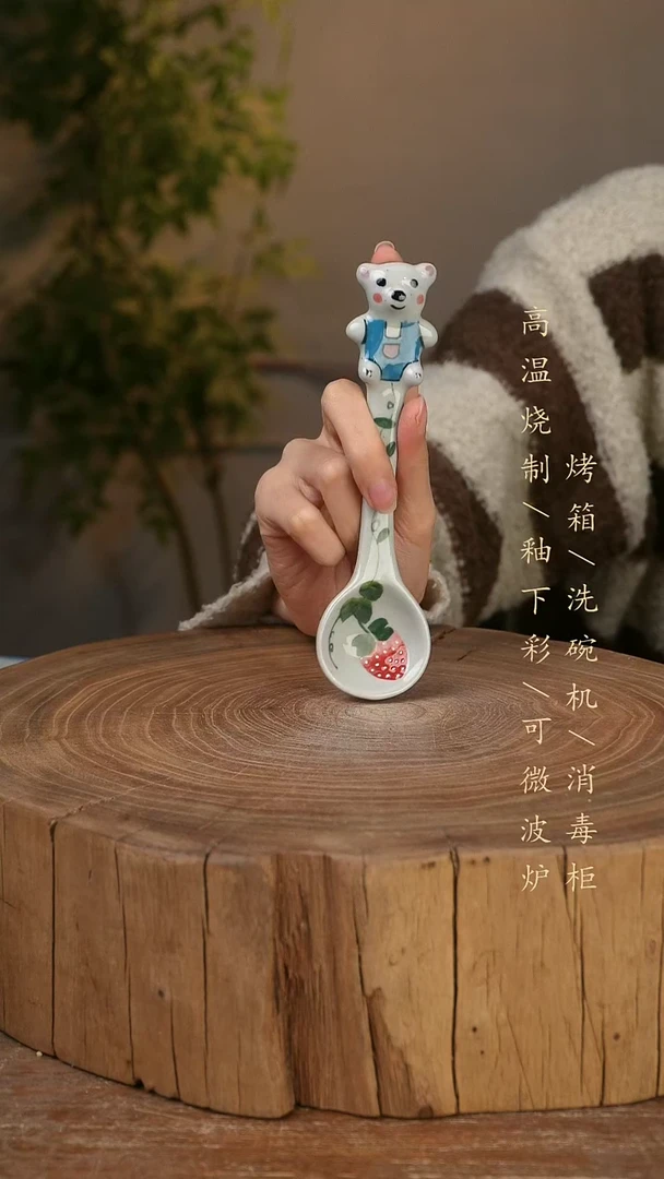 碗瓷景德镇手工手绘高温瓷釉下彩