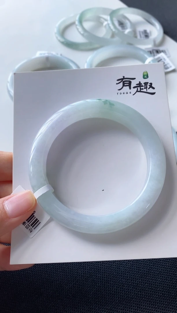 未镶嵌手镯翡翠55.1正圈