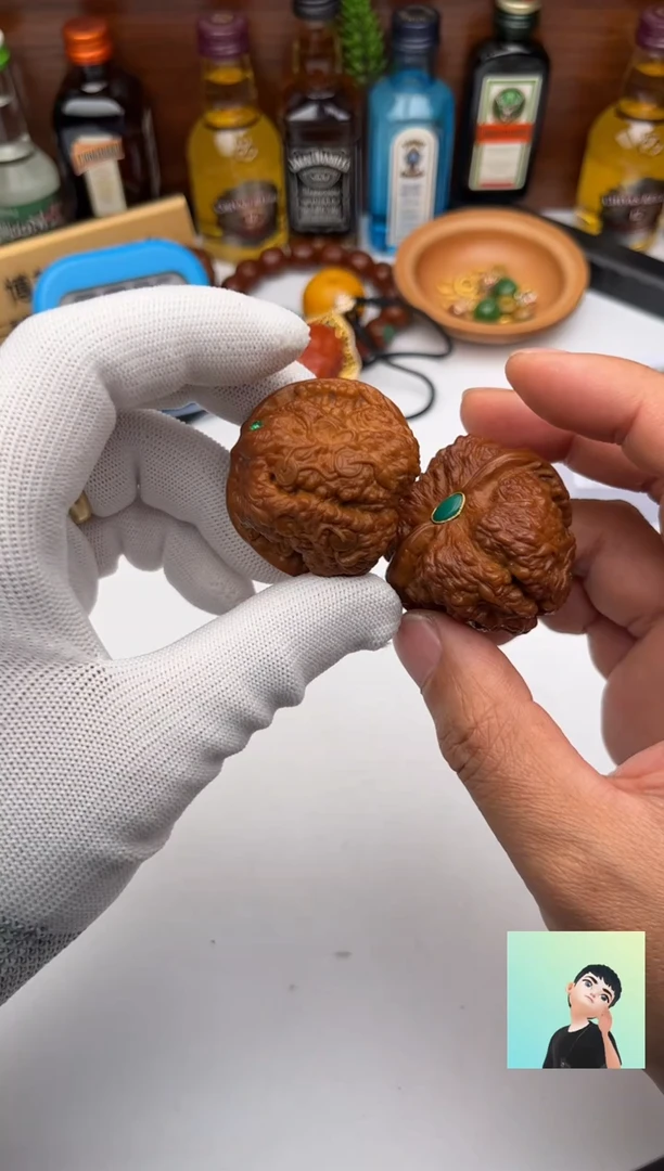 【闪购商品】文玩核桃吊坠核桃一对