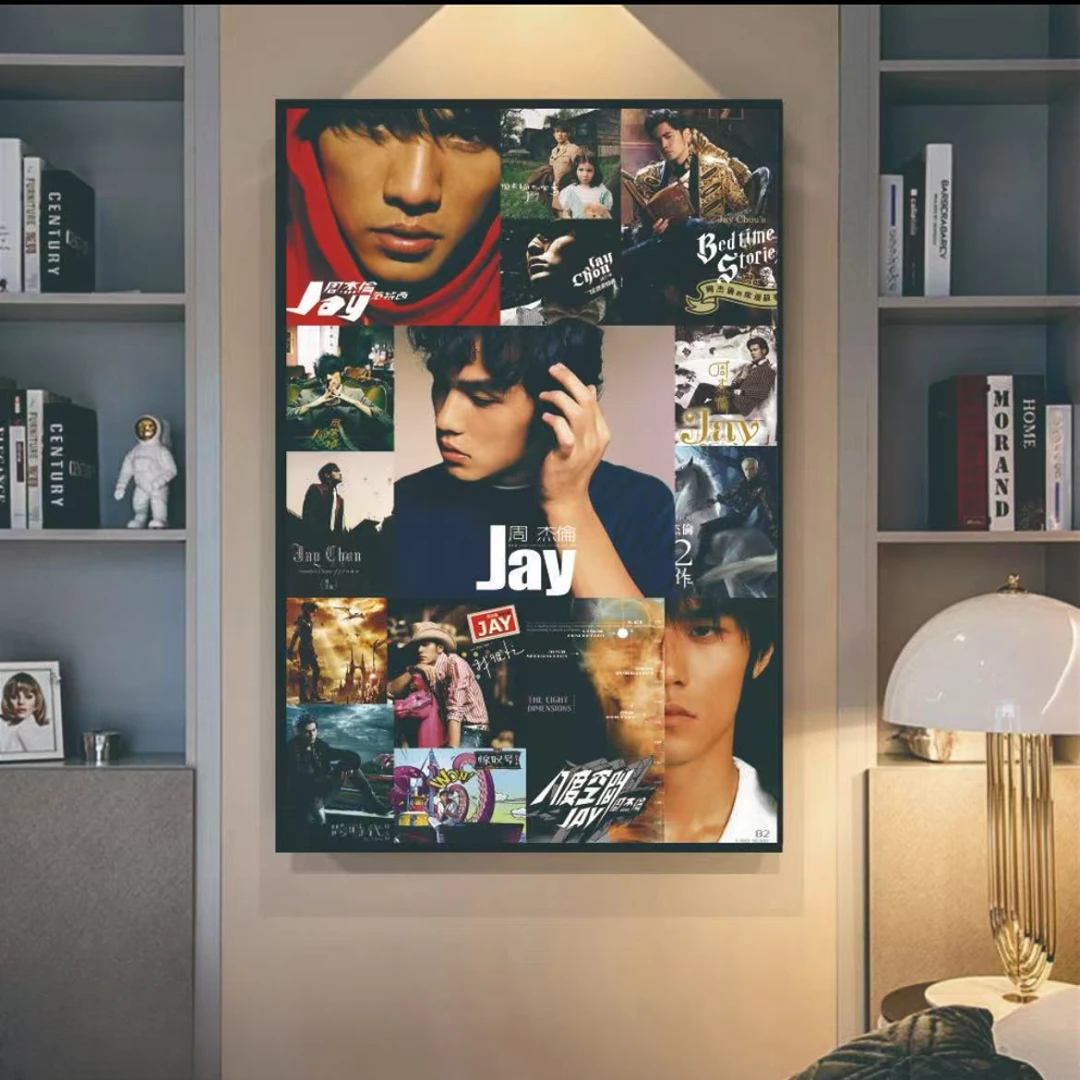 《JAY周杰伦编辑大合集》卧室现代装饰画40-60-PVC-V023