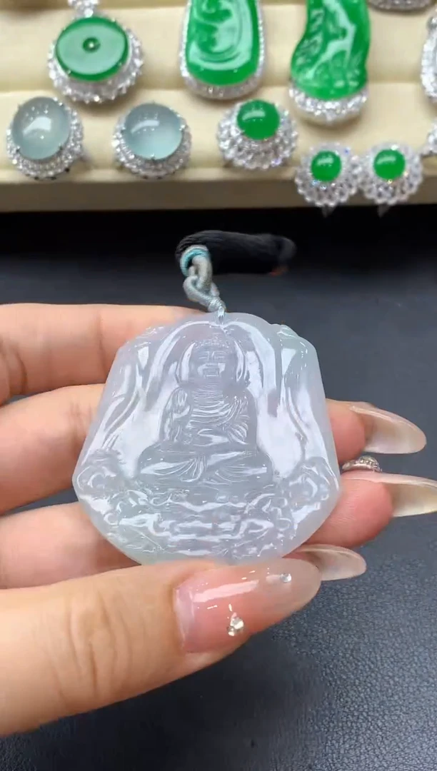 翡翠未镶嵌颈饰35-中国好珍宝