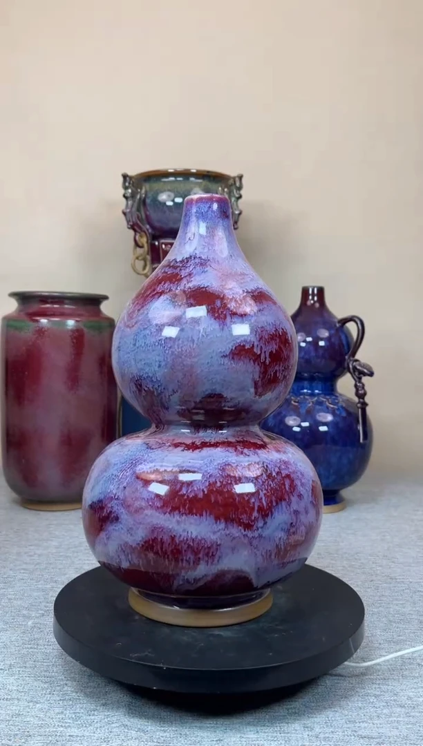 摆件陶神垕钧瓷收藏工艺品