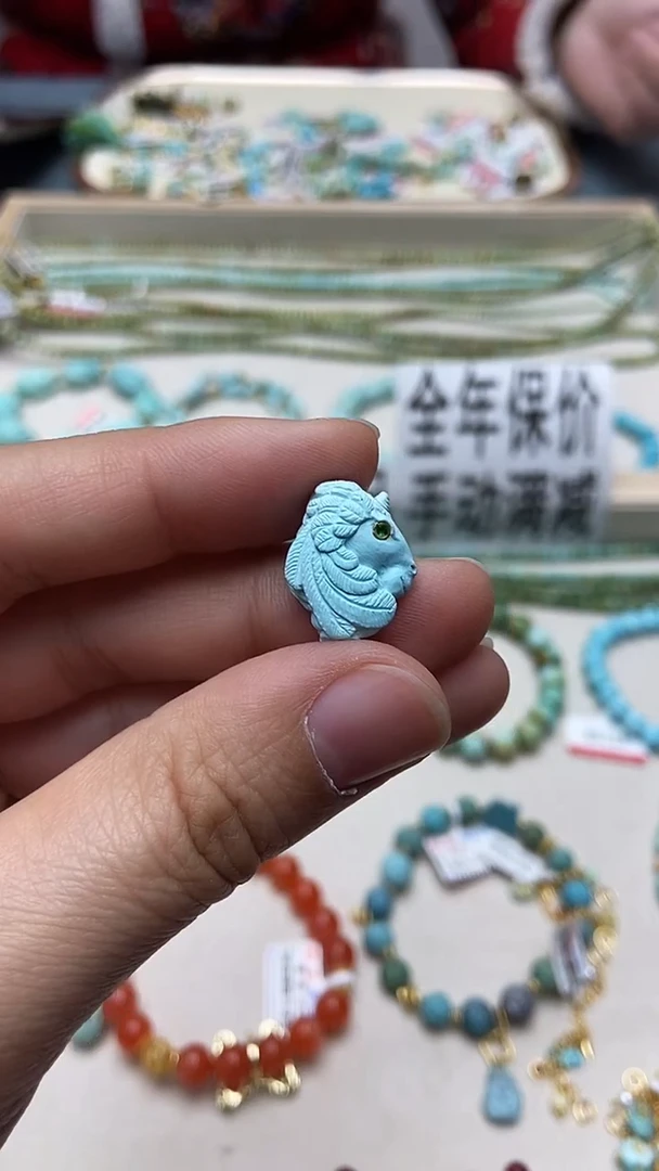 未镶嵌绿松石挂件67