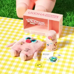uooha达播专属毛里毛气小不点保温杯女情侣高颜值保温吸管杯儿童