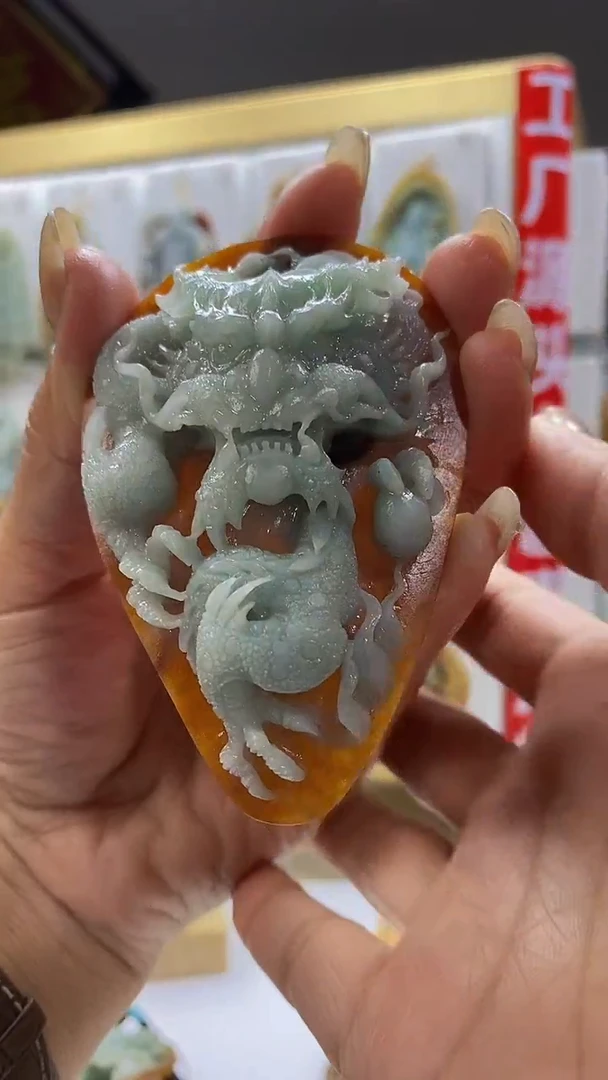 定制翡翠未镶嵌合**群翡翠A货2025/7/16