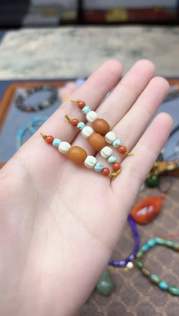 蜜蜡颈饰未镶嵌蜜蜡配饰套装GW多样性发其一