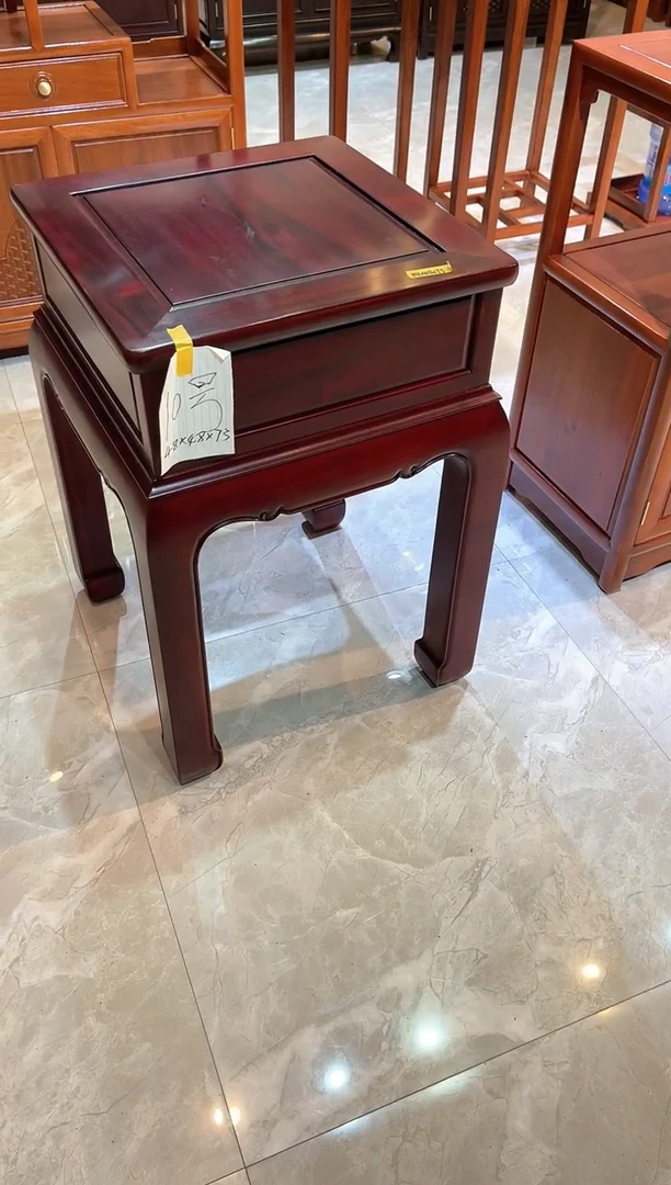 黑酸枝木类成套家具角几48*48*73