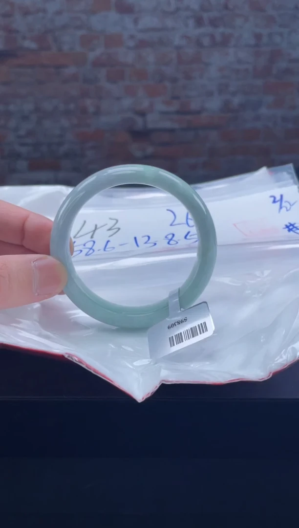 【闪购商品】定制翡翠未镶嵌毛货手镯需精细抛光/手镯43