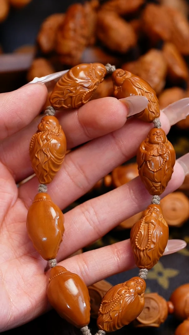 【闪购商品】橄榄核吊坠苏工橄榄核