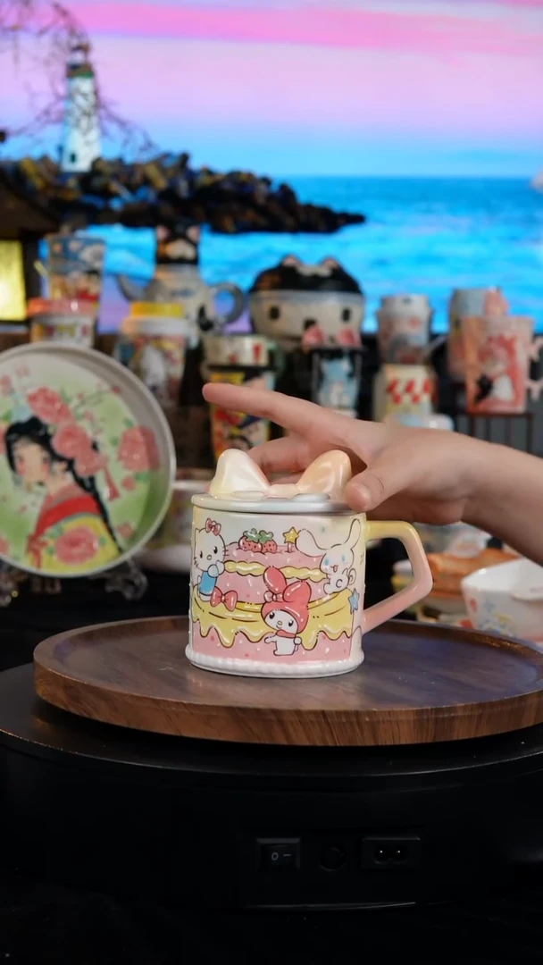 陶瓷便携款手工手绘景德镇陶瓷