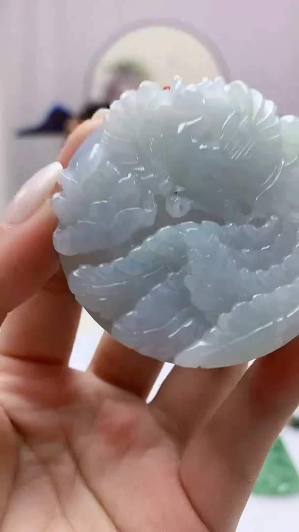 定制翡翠未镶嵌4852ms-毛货131凤凰
