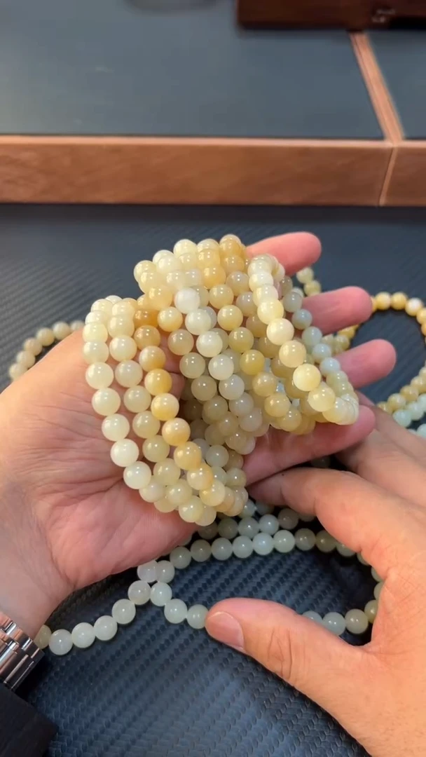 手串未镶嵌和田玉且末微色差卡8L多样性发货拍一发一