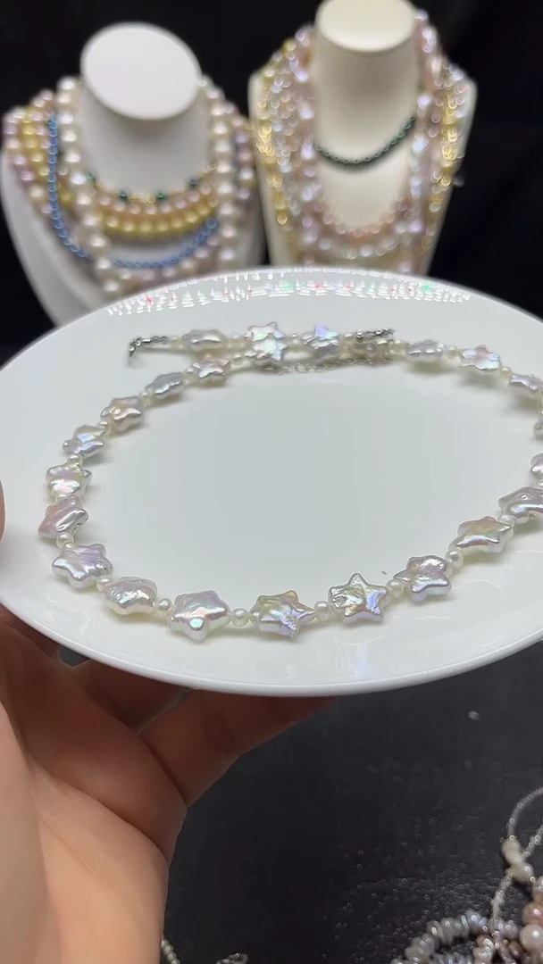 颈饰未镶嵌淡水珍珠多人