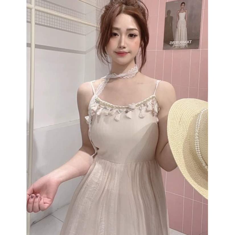 10#【2025】温柔连衣裙/甜美可爱穿搭度假风沙滩裙女