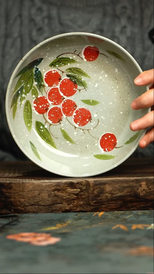 【闪购商品】杯釉下彩手工手绘同款陶器