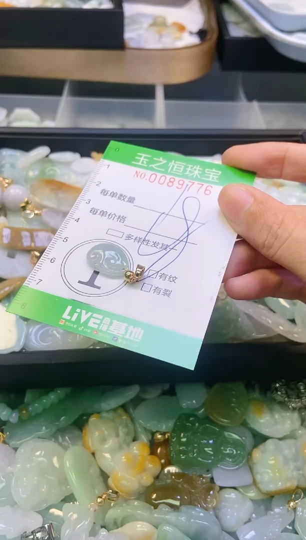 翡翠未镶嵌颈饰闪购0089776