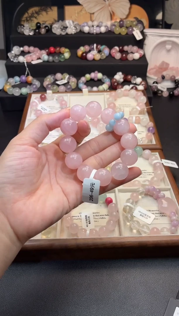 未镶嵌手串水晶206（天然水晶默认微瑕，介意者勿拍，手围默认16）