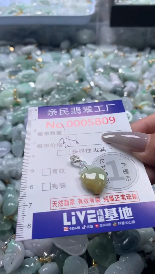 颈饰未镶嵌翡翠5809