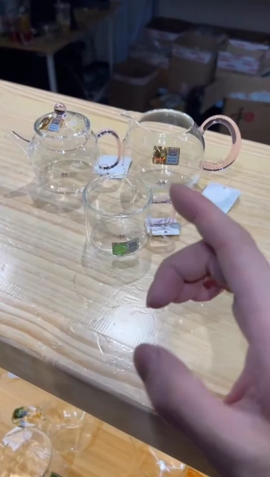 禾器-皮球花言卿壶-浅粉色+畅然茶海浅粉+清禾杯浅粉1只