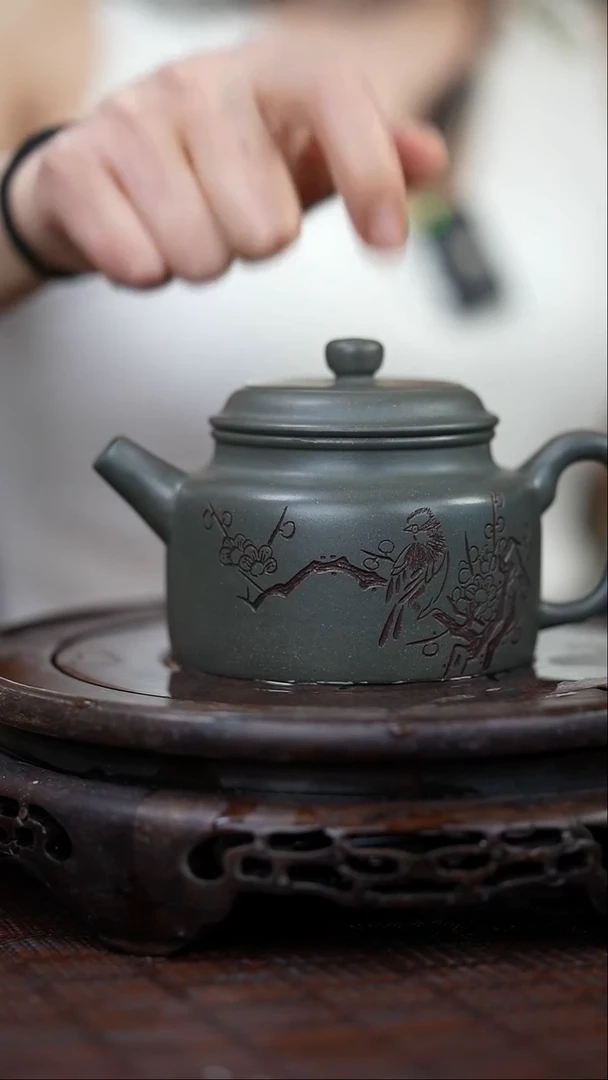 茶壶紫砂宜兴岁颐传砂原矿全手19
