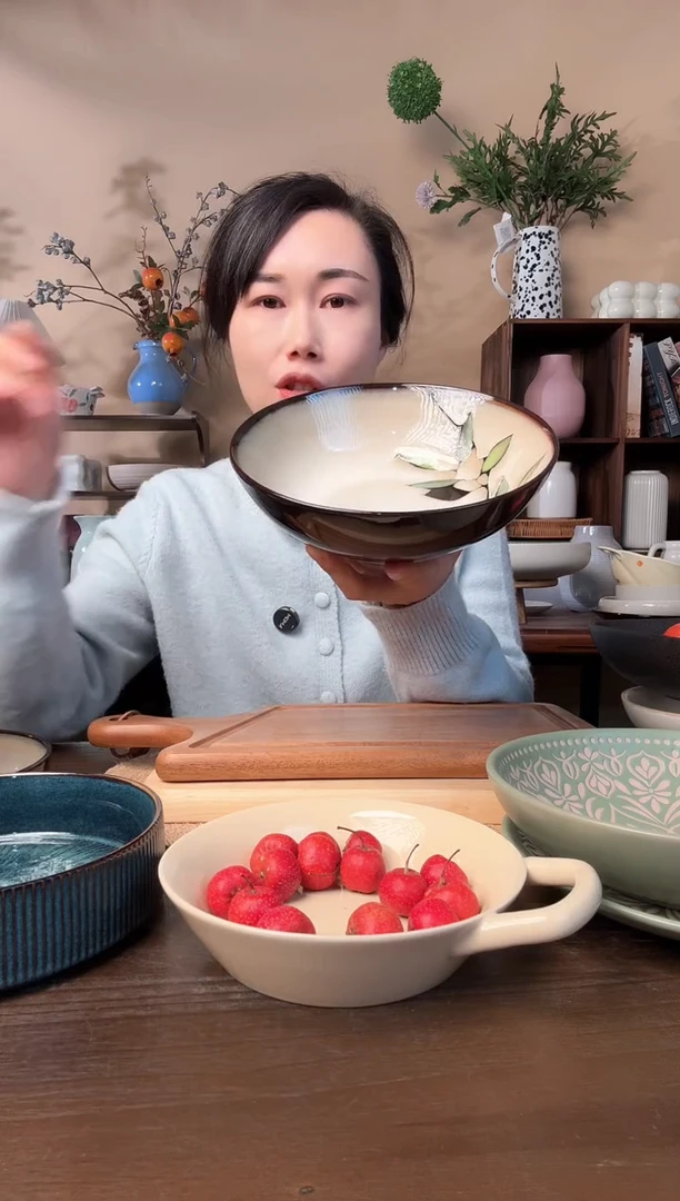 7.9英寸竹叶碗微瑕