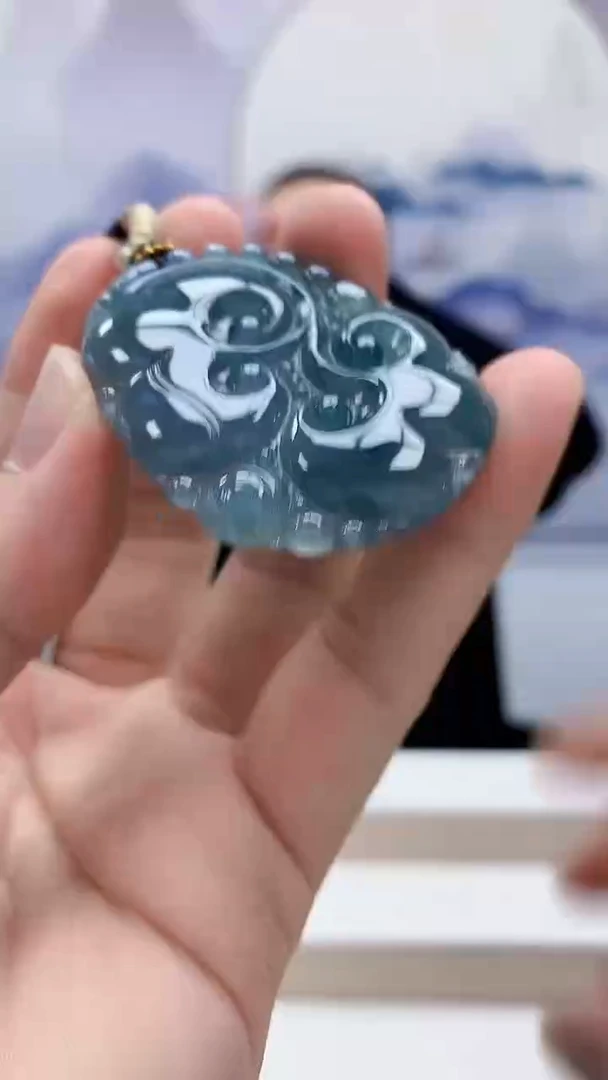 未镶嵌定制翡翠4898bb-毛货挂件21