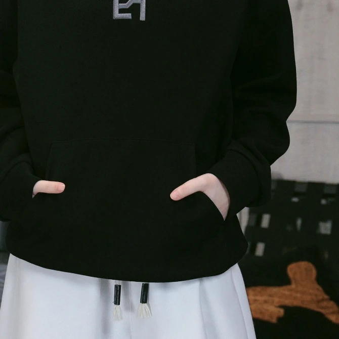 【绘尚D13黛仪6049】通用休闲百搭情侣款个性卫衣 W256049