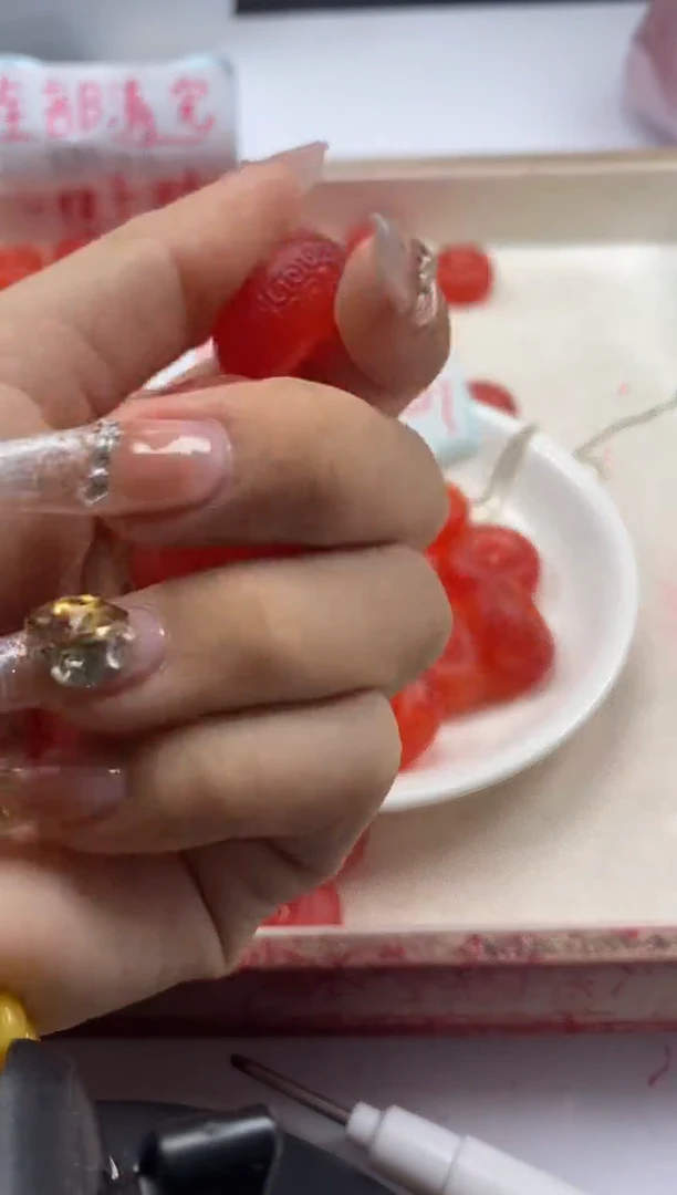 【闪购商品】蜜蜡颈饰未镶嵌w2028血*珀回纹20*10mm*1颗