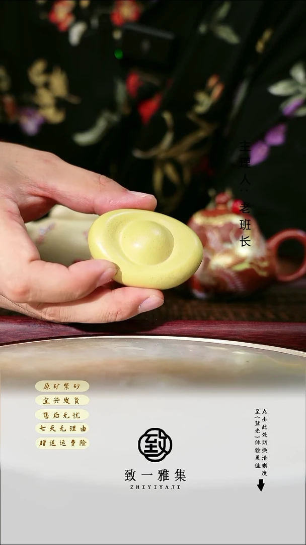 紫砂茶宠元宝茶宠