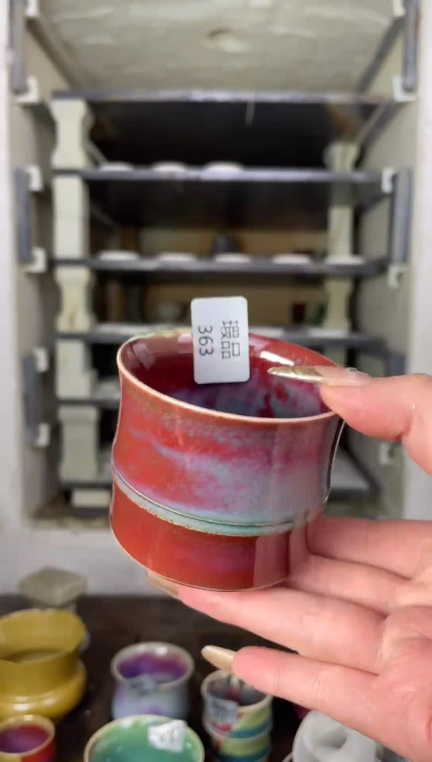 【闪购商品】摆件钧瓷手工茶器窑变